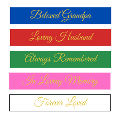 CUSTOM BANNER - FUNERAL