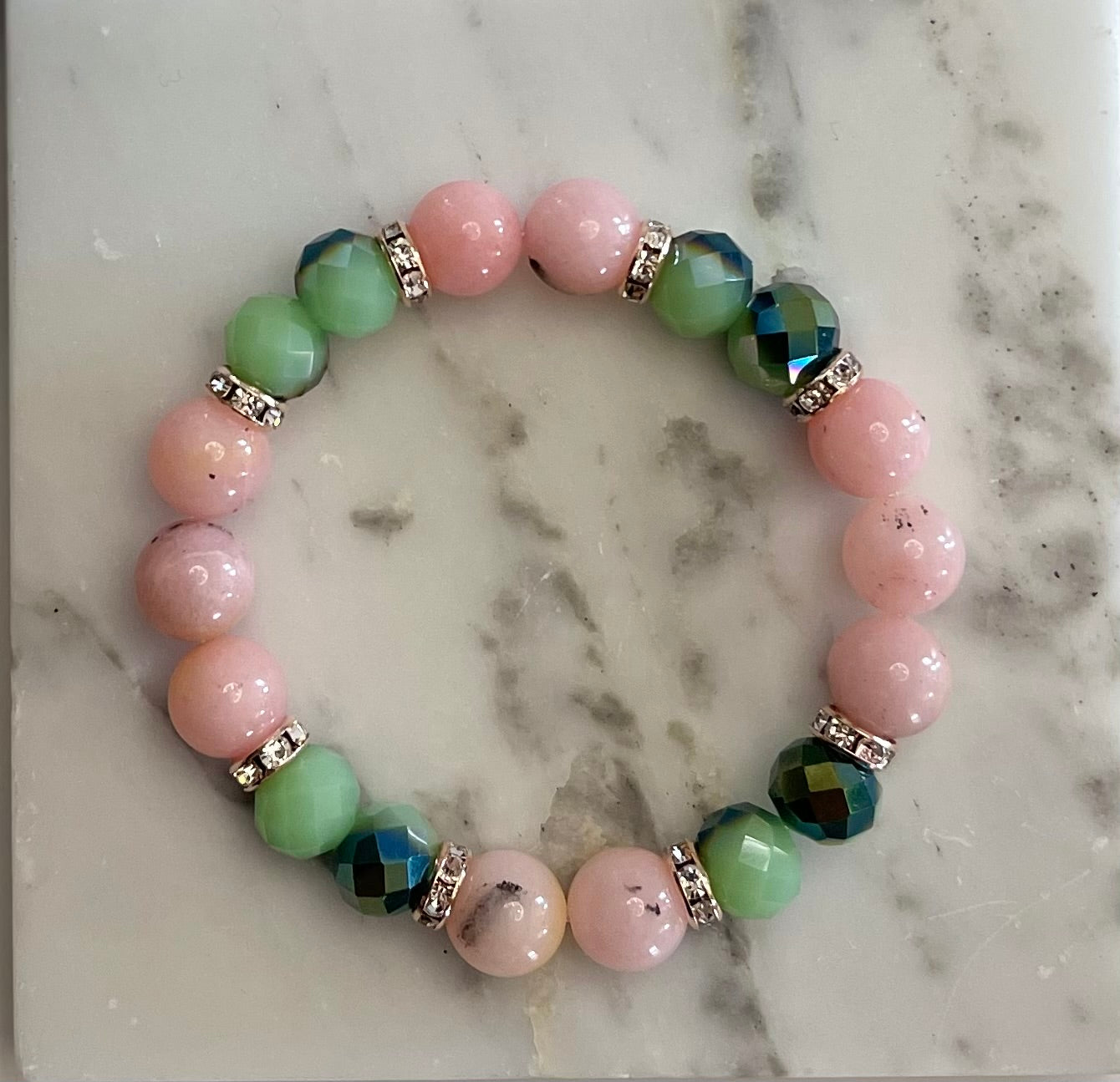 Peruvian Pink Opal Bracelet