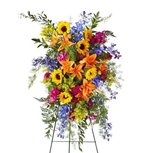 SUNLIT MEMORIES STANDING SPRAY