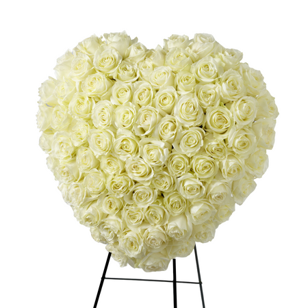 ELEGANT REMEMBRANCE STANDING HEART