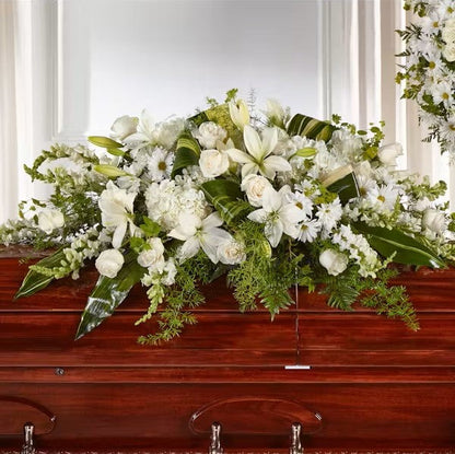 Abundance Casket Spray Sympathy Flower Arrangement