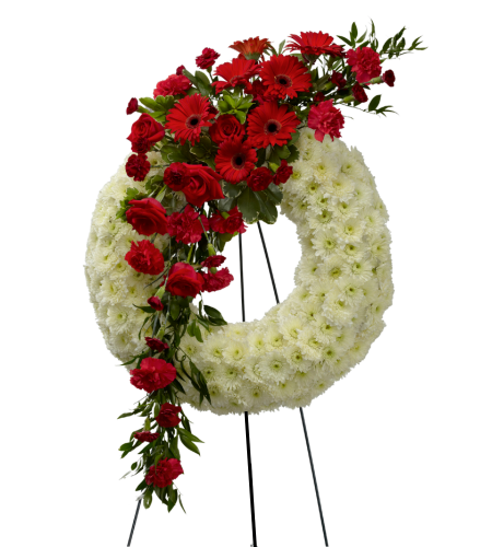 GRACEFUL TRIBUTE STANDING WREATH