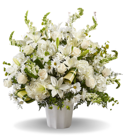 Thoughts of Tranquility Tribute Sympathy Flower Arrangement