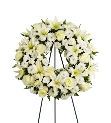 TREASURED TRIBUTE STANDING WREATH