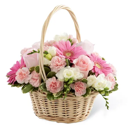 GRACEFUL PEACE BASKET BOUQUET