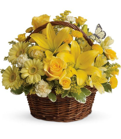 BASKET FULL OF WISHES BOUQUET