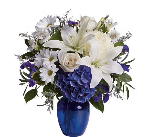 BEAUTIFUL IN BLUE BOUQUET