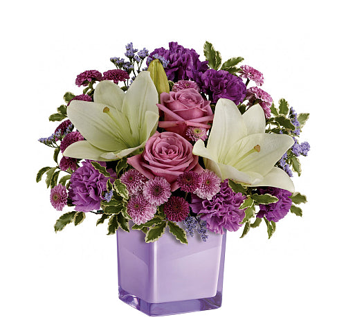 PLEASING PURPLE BOUQUET